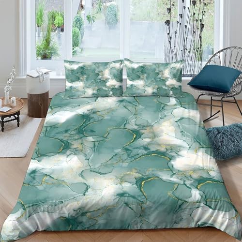 GPLZQXKJNH Juego de funda de edredón de microfibra suave y transpirable con estampado en 3D y 2 fundas de almohada para dormitorio, decoración del hogar, tamaño individual (135 x 200 cm)