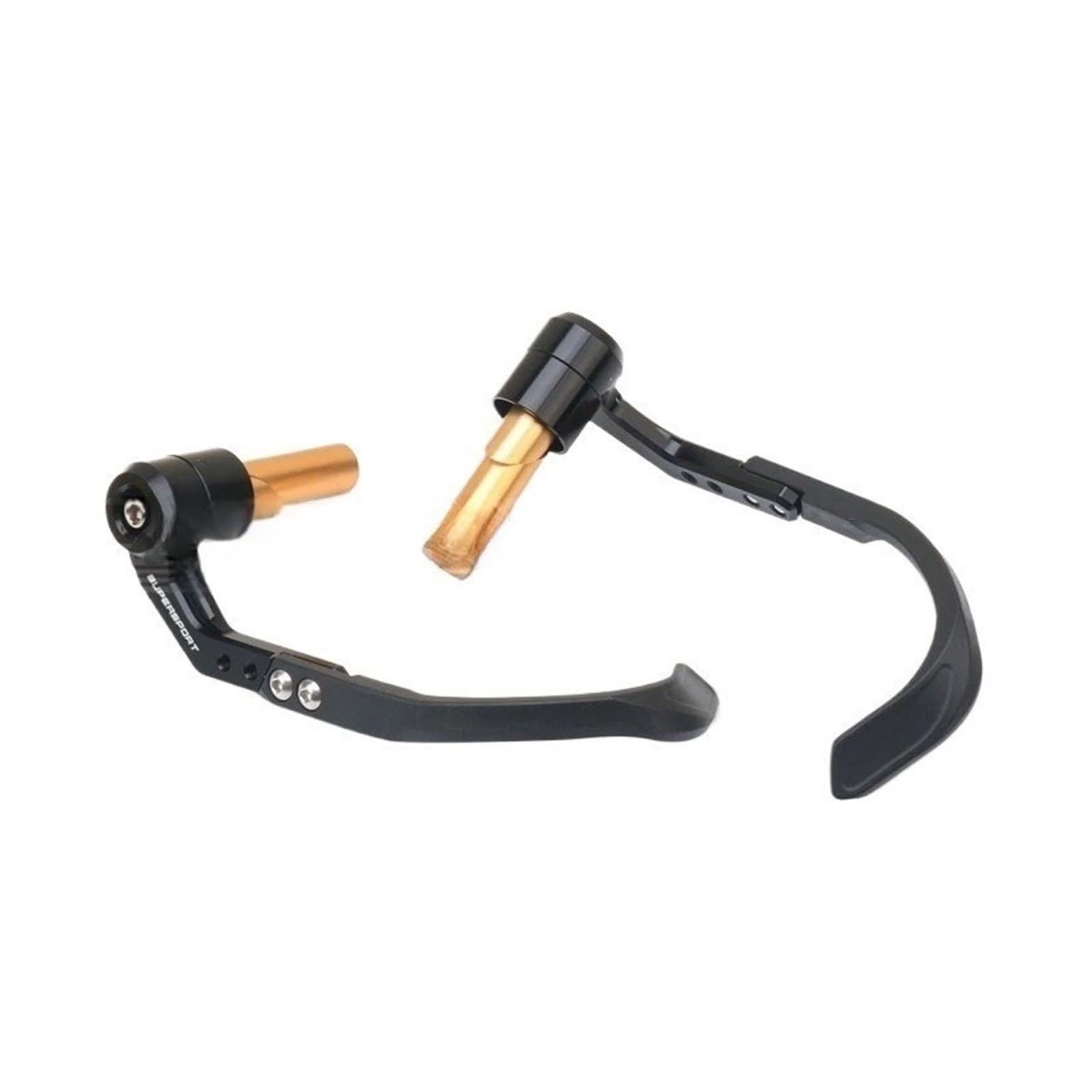 Lbcsrmh 1 Pair Black Motorcycle Brake Clutch Lever Protector Motorcycle 7/8" 22Mm Handlebar Grips Guard Brake Clutch Levers Guard Protector For Supersport 939 For Supersport 950