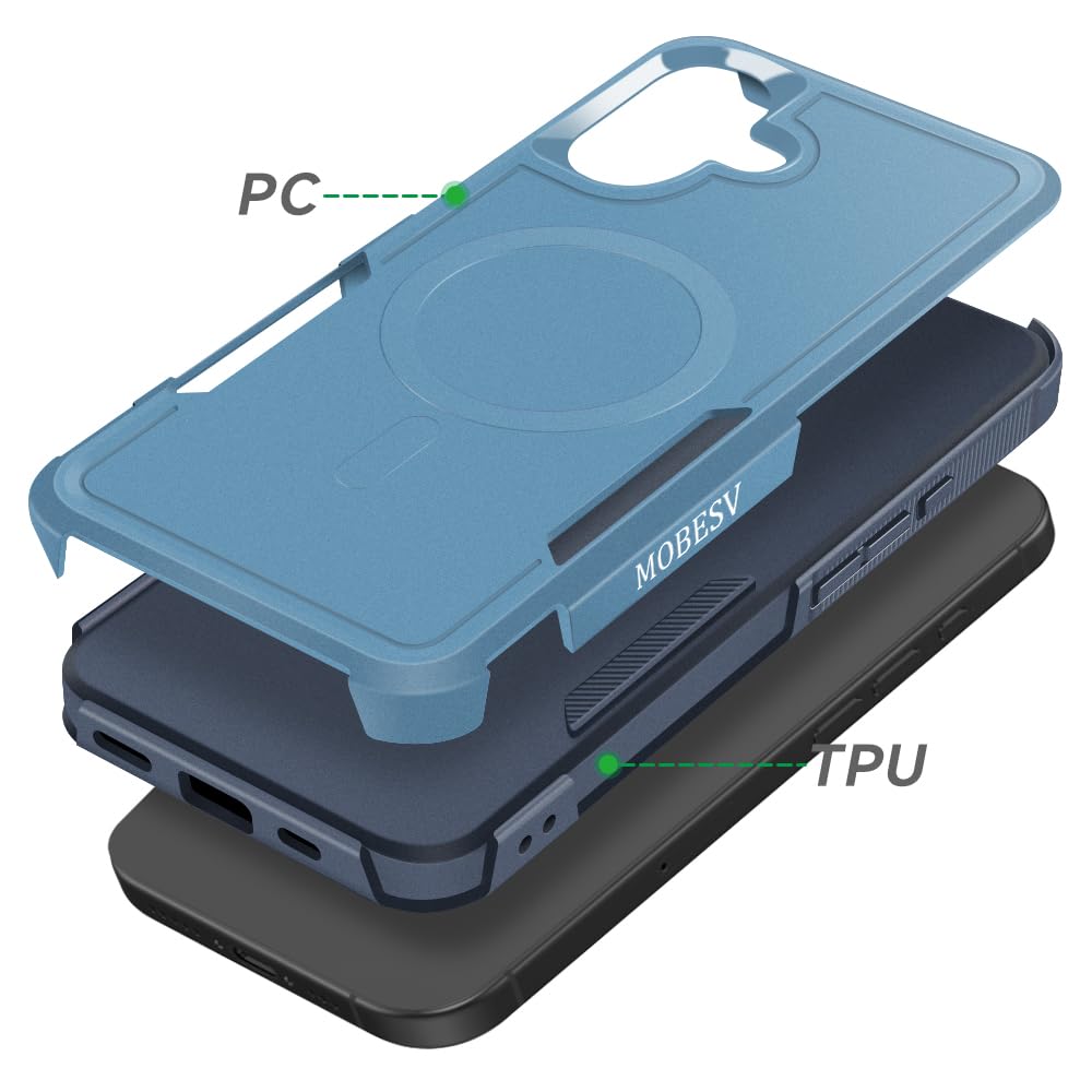 MOBESV MagSafe Hülle Für IPhone 11 – Magnetisch, Stoßfest, Mattes Königsblau
