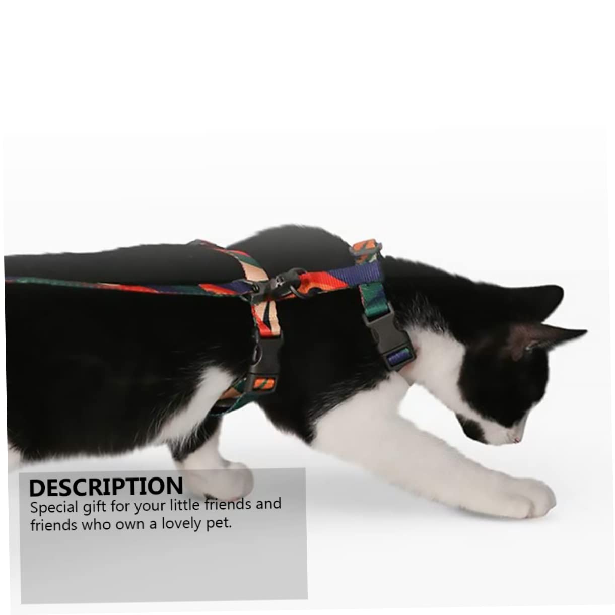 Happyyami 3piezas Arnés para Gatos Correa Antiescape Material Pom Cómodo y Duradero para Paseos Seguros y Estilosos