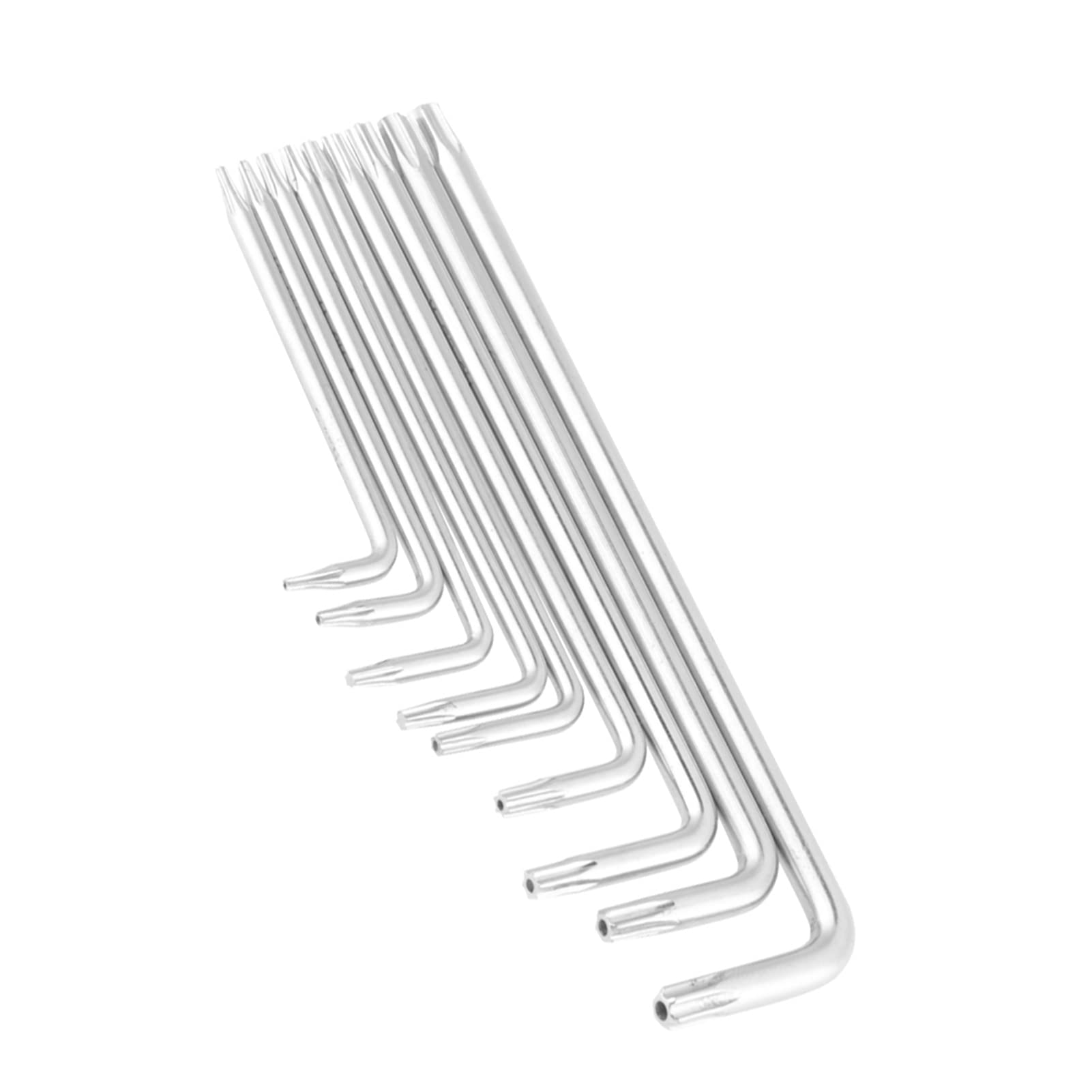 Ejoyous Set di Chiavi a Brugola Torx, 9 Pezzi, Chiave di Sicurezza a Stella a Forma di L, T6 T7 T8 T9 T10 T15 T20 T25 T27