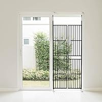 ペットドア ペットゲート 猫 ケージ 脱走防止 高さ205-285 幅85-91 Amazon.co.jp: ペットゲート 猫 脱走防止 柵 高さ調節対応 205