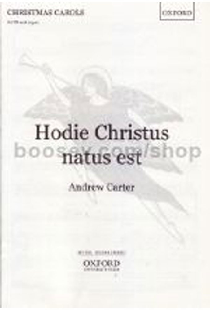 Hodie Christus natus est: Vocal score