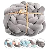 SXYHKJ Cama Bebé Cojín Trenzado Parachoques Torre de Cama 