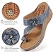 FUDYNMALC Sandals Women Wedge Shoes: Comfortable Womens Orthopedic Sandal Dressy Summer Flip Flops Fashion Walking Wedges