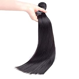 Amella Hair One Bundles Straight Hair 100% Brazlian Straight Human Hair Bundles 8A Unprocessed Virgin Hair Straight Bundles (16 inch)