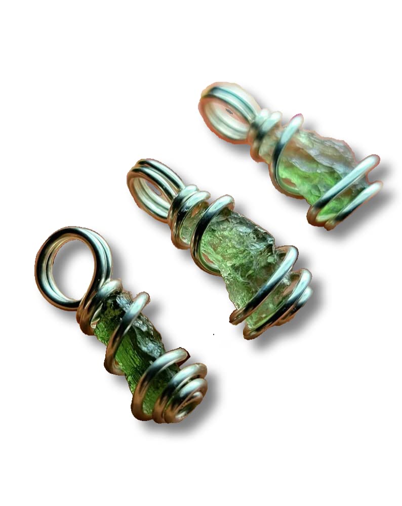 Piccola collana di cristallo moldavite, collana di moldavite reale/moldavite reale/gioielli moldavite/ciondolo moldavite/collana con ciondolo in vera moldavite, vera moldavite
