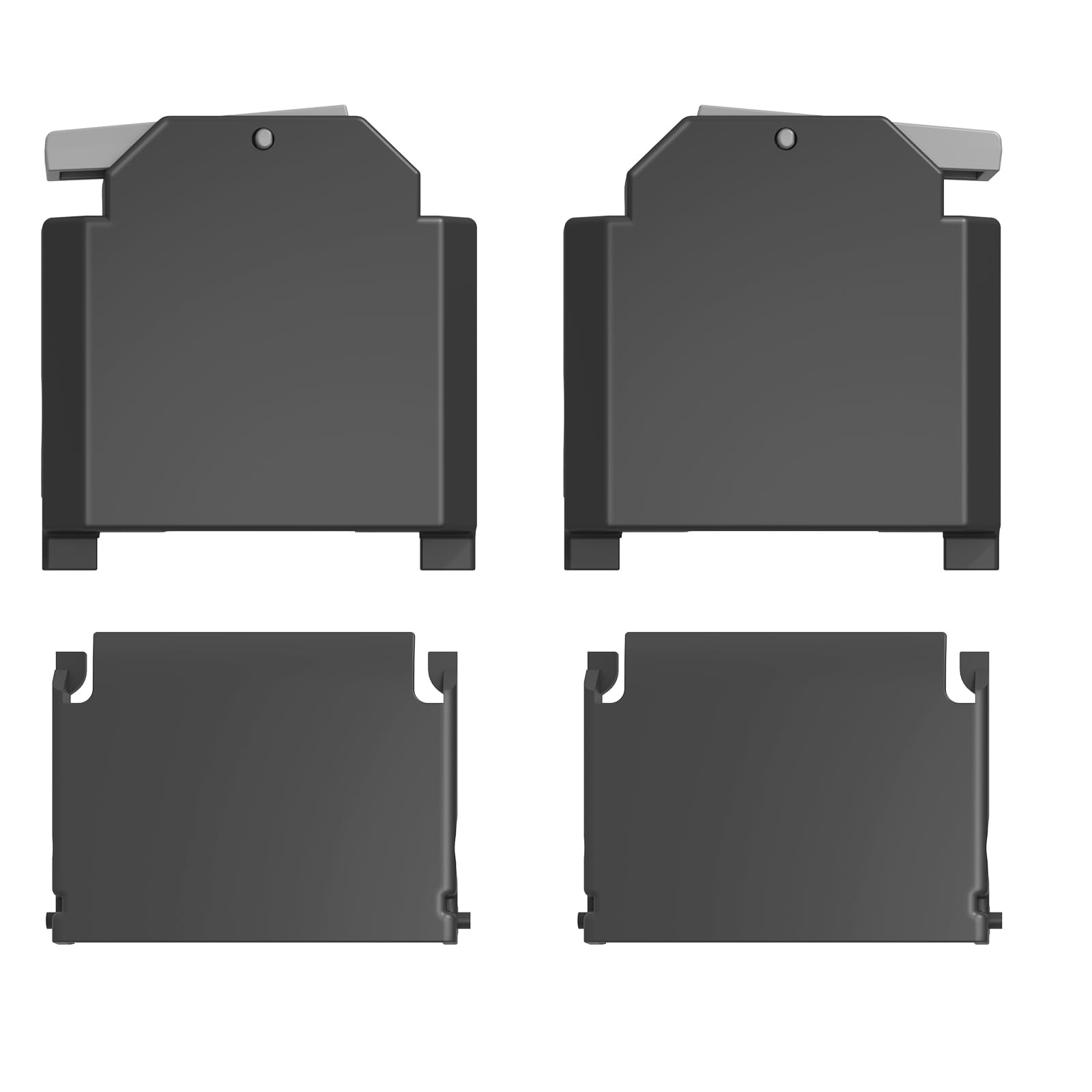 Upgraded W10195372 W10195373 Dishwasher Dishrack Adjuster Housing Left Right Hand for Whirlpool Kenmore KitchenAid WDT730PAHZ0 KDTM354DSS4 Dishwasher, Fit W10350375 W10350376 W10546503 Upper Rack Part