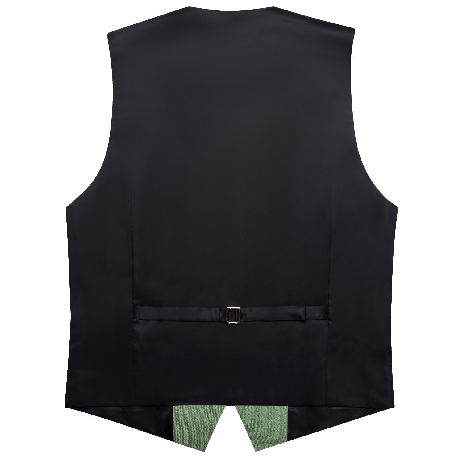 Hi-Tie Gilet de costume formel pour homme - Col en V - Revers cranté - Coupe ajustée - Costume de smoking pour fête de mariage et d'affaires