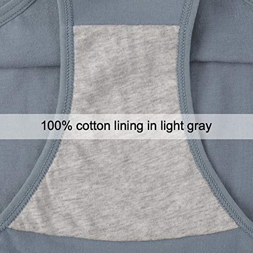 Image of Innersy Women's 5 Pack High Waist Tummy Control Solid Color Cotton Briefs Panties