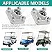 DRIVE UP 2 PCS Golf Cart Front Wheel Hubs Fits for Yamaha G2/G8/G9/G14/G16/G19/G22/G29 Drive Golf Carts, OEM JG5-WF511-10-00 JG5-WF511-00