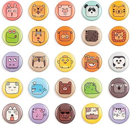25pcs Emoji Fridge Magnets Funny Refrigerator Magnets for Kids Cute Decorative Magnet for Kitchen School Classroom Whiteboard Gift for Party Favors(25pcs-Emoji Magnets)