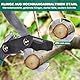 HYCHIKA Telescopic Garden Hedge Shears 99CM, Teleskop Astschere Amboss, Astscheren, Astschneider, Hochwertige Stahl-Klingen, Schneidet Ø50 mm max.Äste, für Frische und Verwelkte Zweige