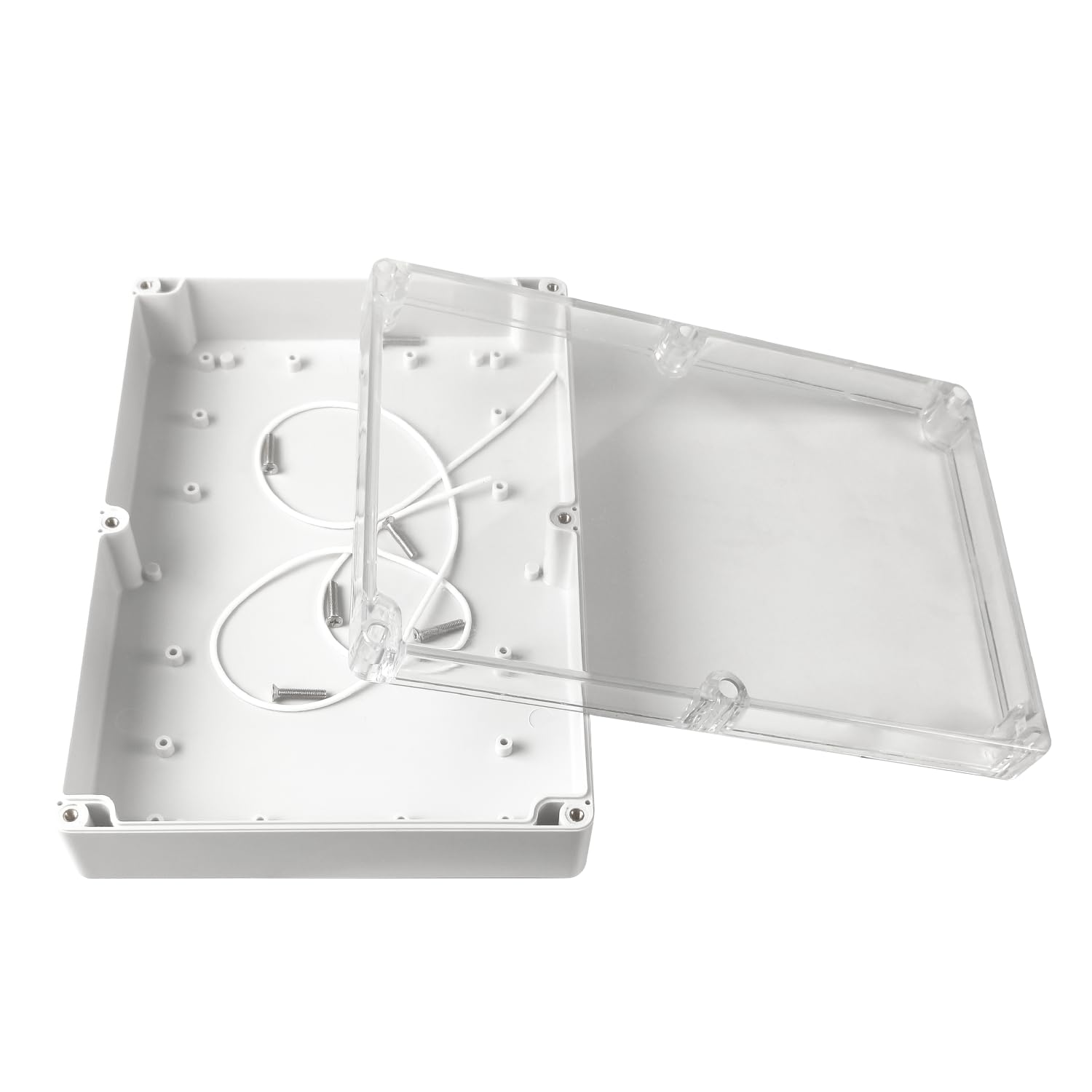 Scatola di derivazione impermeabile, scatola di derivazione IP65, alloggiamento per elettronica, scatola elettronica in plastica vuota in materiale ABS, scatola per progetto, scatola di distribuzione