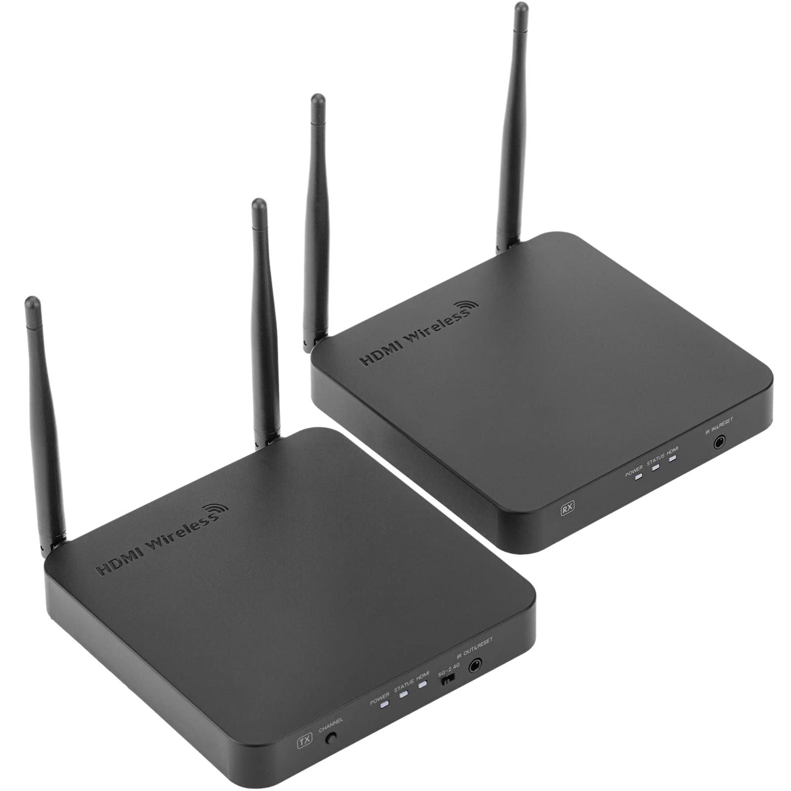 BeMatik - Extensor Transmisor inalámbrico HDMI dual 2.4 GHz y 5 GHz FullHD 1080p 50/60 Hz con infrarrojos