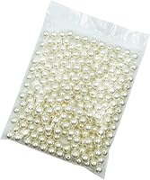 Vista 19 de INSPIRELLE 3000 cuentas redondas sueltas de perlas de imitación de 0.236 in (0.236 in), cuentas espaciadoras sueltas para manualidades, collares