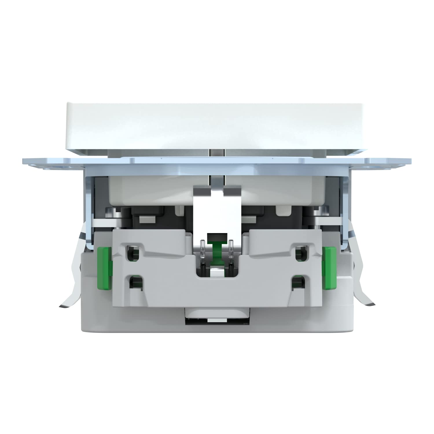 Schneider Electric Merten MEG2367-0325 gniazdo wtykowe USB Schuko, typ USB A+C, system M, podtynkowe, aktywna biel, numer artykułu