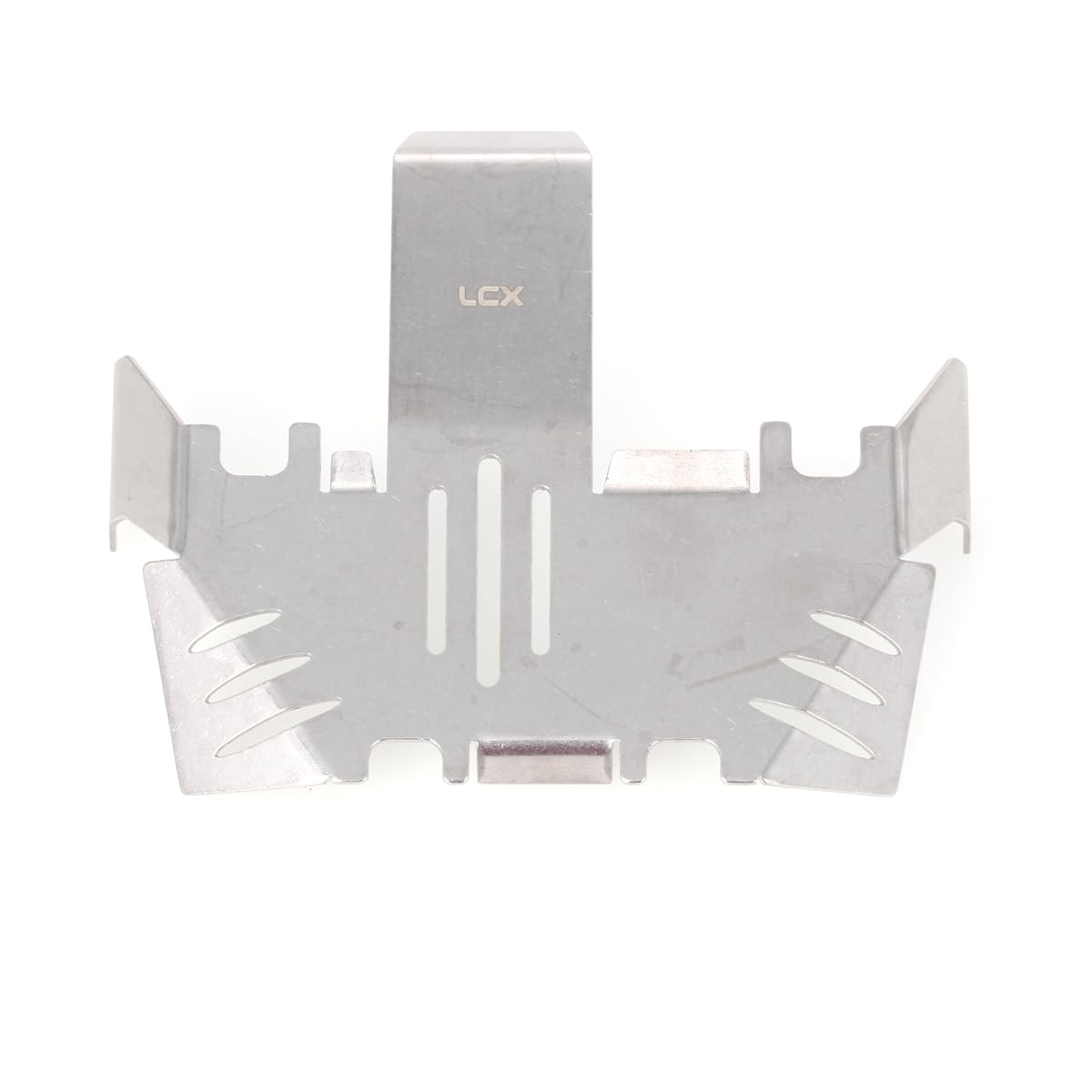 LCX Racing 1/10th RC Crawler Car Stainless Steel Center Skid Plate Guard Armor Skid Plate Protector for TRX4 2021 TRX6 - Image 4
