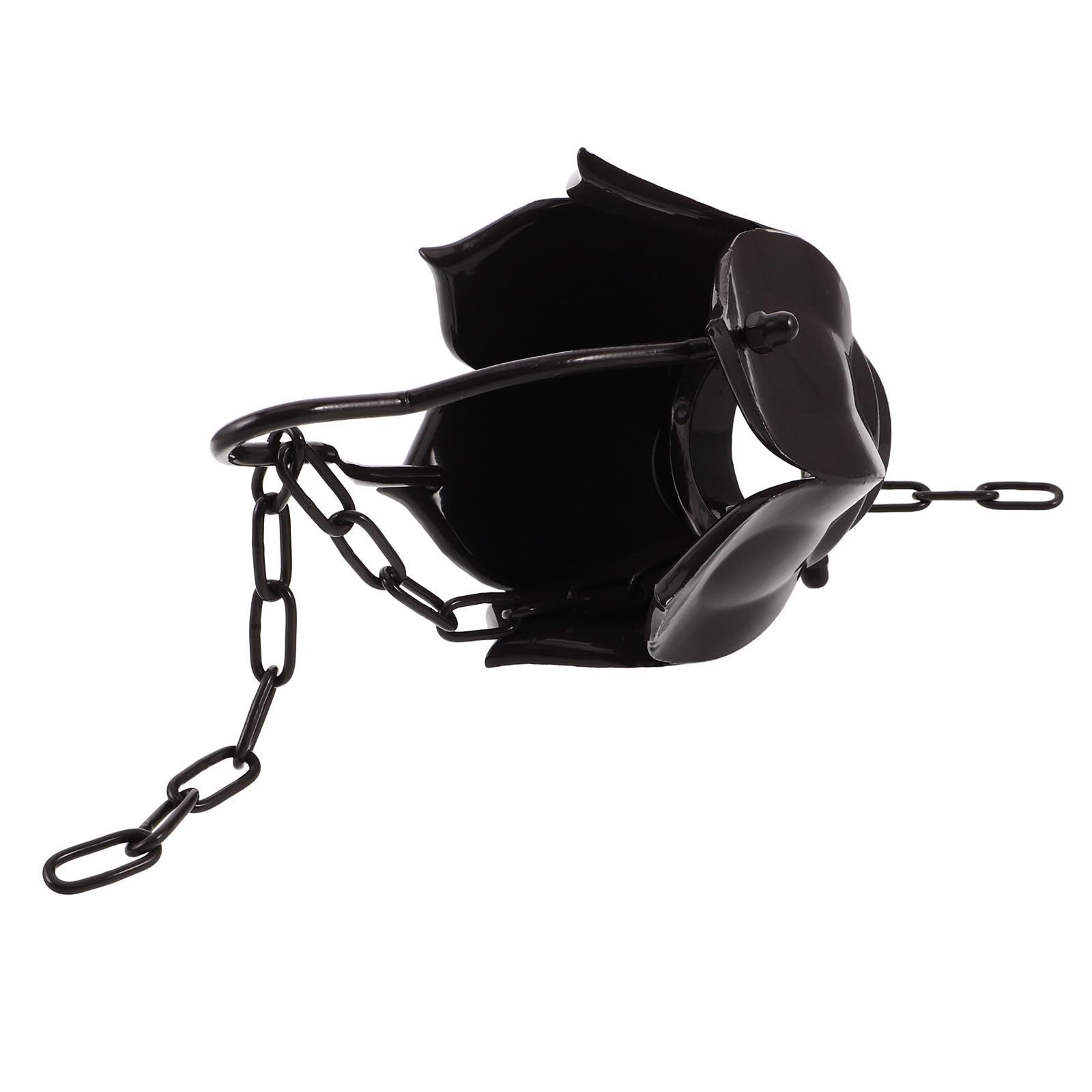 Chaîne de pluie pour gouttière extérieure en aluminium noir avec installation facile