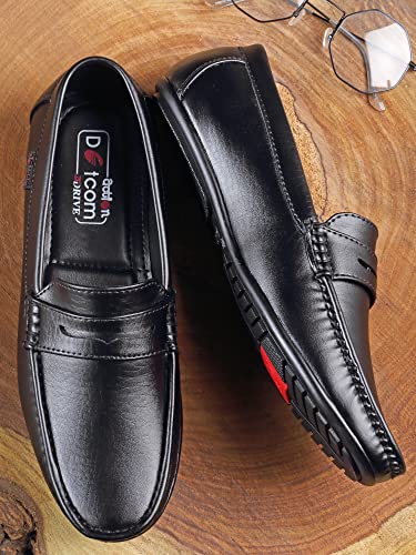 Image of Action-DRIVE-42 Lightweight Comfortable Synthetic Leather Loafers for Men