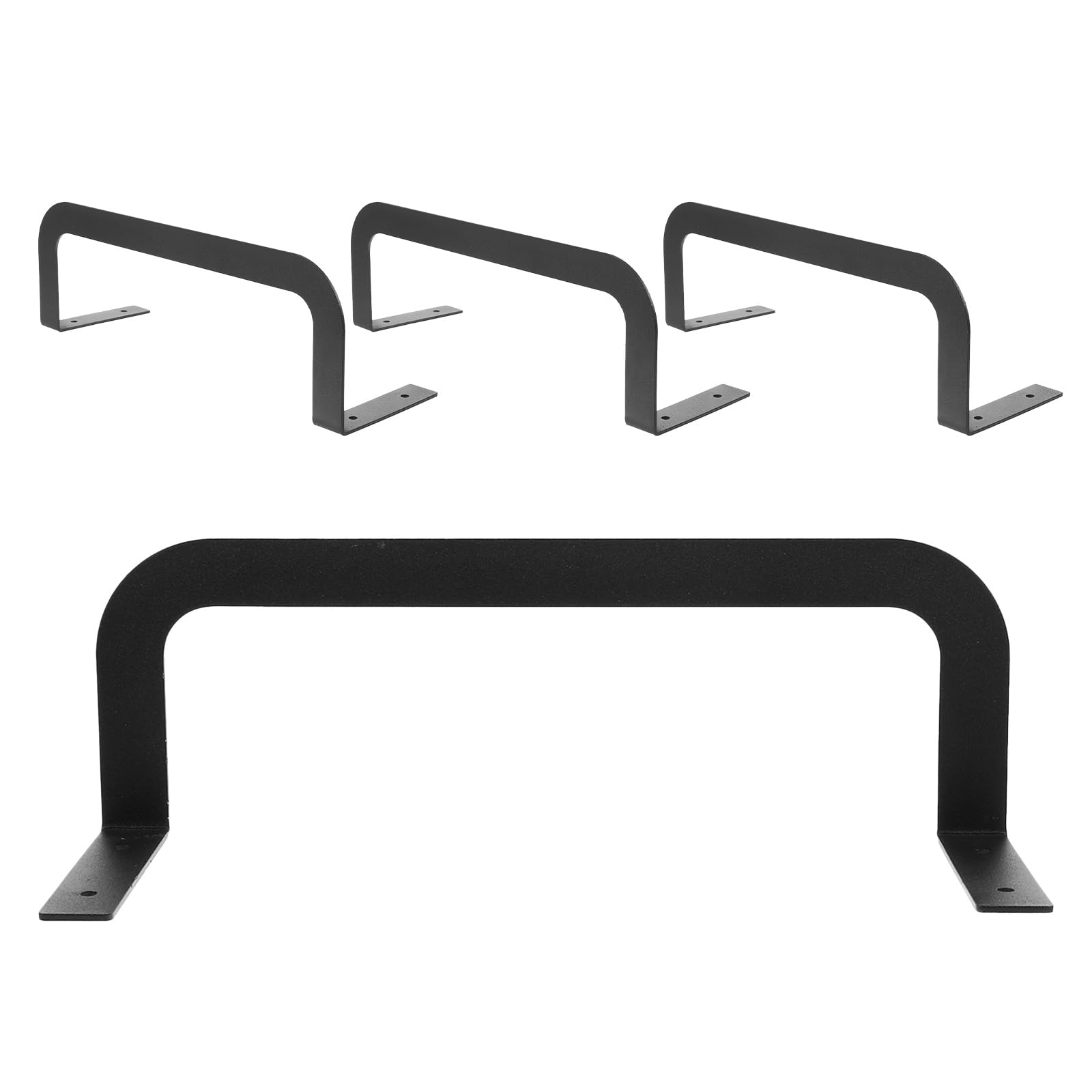 Stabilisateurs de lit métalliques et butées antidérapantes pour cadre de lit en fer, 4 pièces