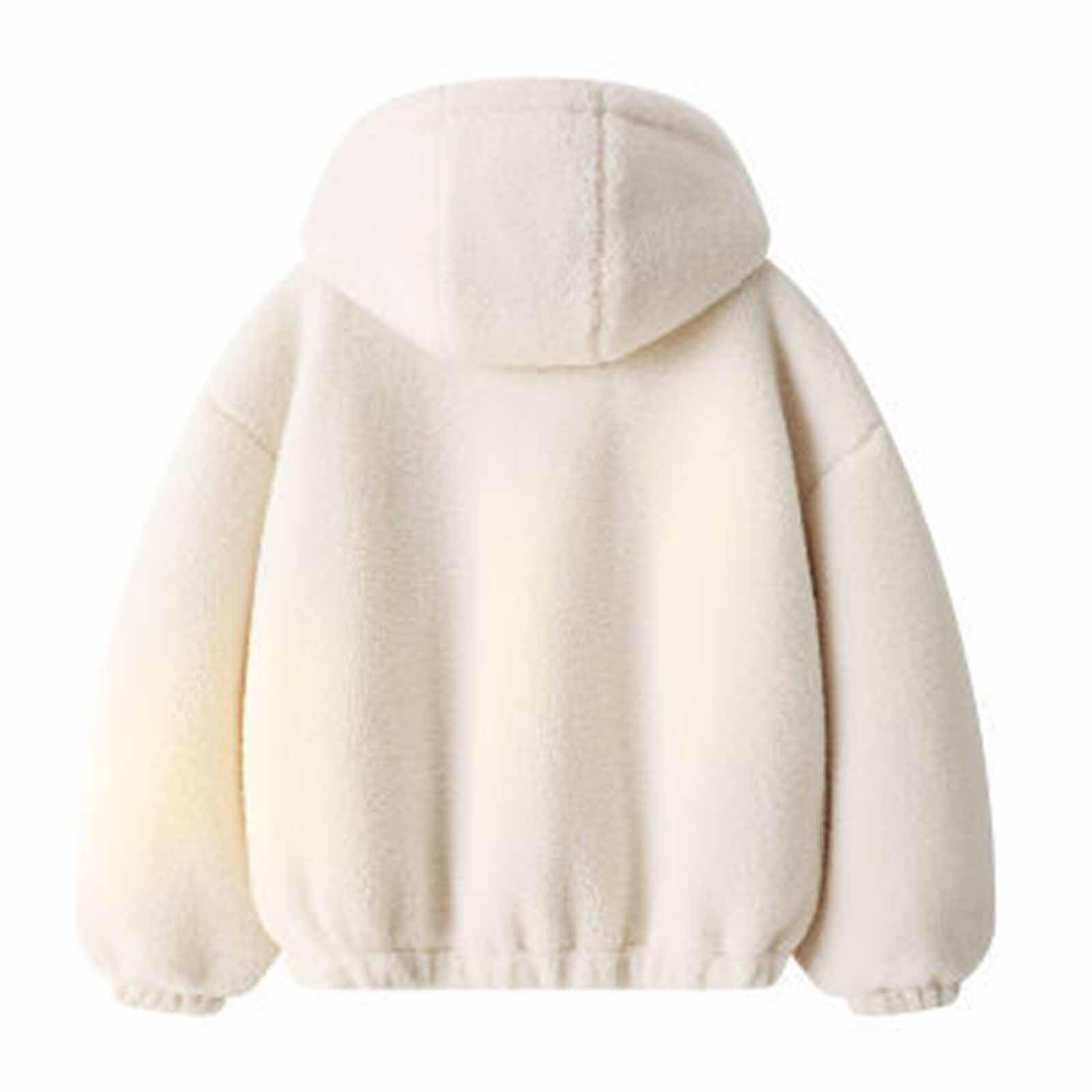 Generisch Giacca in pile da uomo, tinta unita, calda, con cappuccio, giacca softshell con cappuccio, per il tempo libero, per le attività all'aria aperta, per le mezze stagioni, giacca a vento