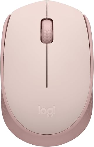 Logitech Mouse inalámbrico M170 para PC, Mac, laptop, 2.4 GHz con mini receptor USB, seguimiento óptico, duración de la batería de 12 meses,