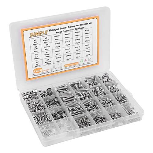 ZptlWZbg }VlWlߍ킹Lbg 1220 XeX|f [P[Xt M2 M3 M4 M5 ۓZp\Pbg ƌŒ DIN912 ϋv ϐH