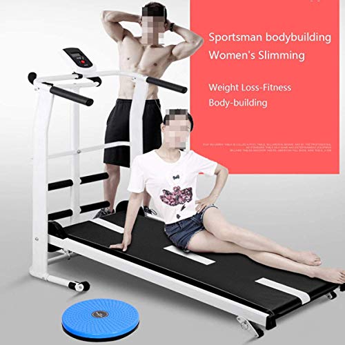 Caminadora Plegable Mecánica para Fitness Compacta miniatura 4