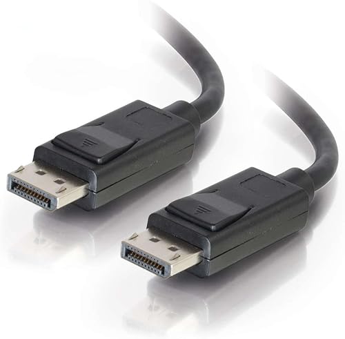 C2G Legrand - Cable DisplayPort 1.2 macho a macho, cable de puerto de pantalla negro, cable de pantalla digital de 3 pies, puerto de pantalla de 8K,