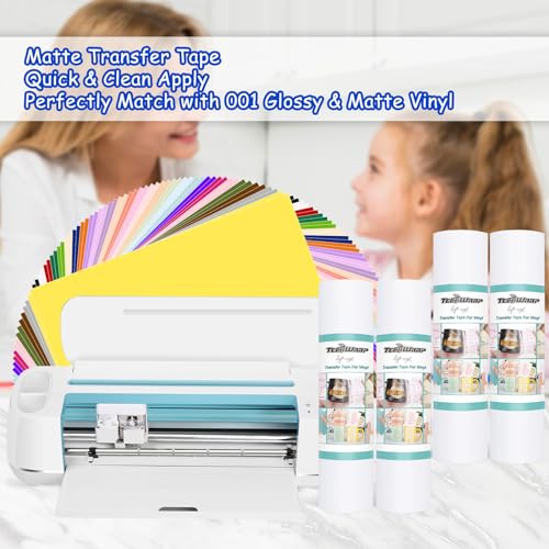 Cinta de transferencia de vinilo mate TECKWRAP de 12 pulgadas para rollos de calcomanías 4
