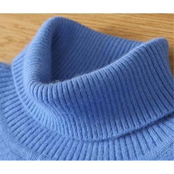 Mannen 100% Mink Cashmere Trui Revers Truien Gebreide Trui Winter Lange Mouw Truien