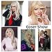 Cfalaicos Golden Long Synthetic Hair Cosplay Wig