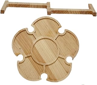 Yardenfun Mesa De Vinho Dobrável Ao Ar Livre Mini Mesa Dobrável Suporte De Vinho De Madeira Mesas De Praia Para Areia Dobrável Cinco Domínios Mesa Dobrável De Piquenique Suporte De Vinho