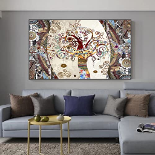 Arbre de Vie affiche abstraite déco maison tableau vintage - 3
