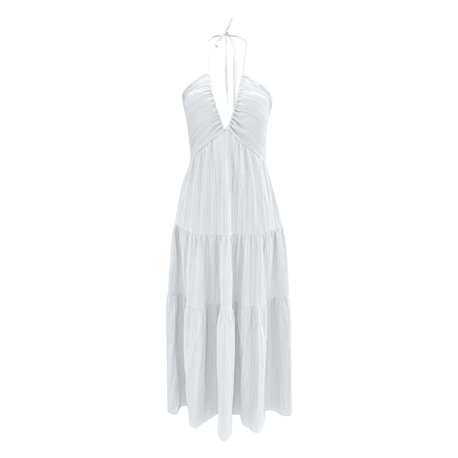 Verano para Mujer Mangas Cortas Casual Vestidos Elegante Suelto Vestido de Playavestido de mujerModerno y verstil
