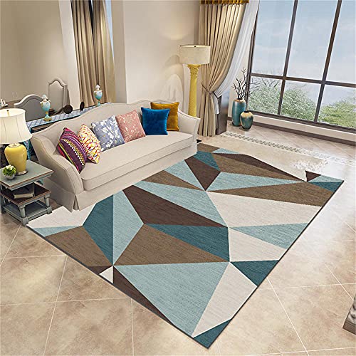 Tapis enfant géométrique moderne pour coin jeu et lecture en grand format 200x300cm