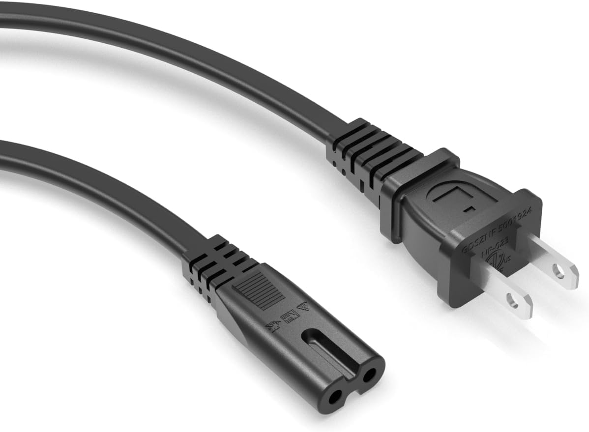 Superer 2 Prong AC Charger Cord Fit for ONN 100008736, Fit for JBL Partybox 310 110, 320 120 1000 710 100 300 On-The-Go Speaker Charging Replacement Power Supply - (ETL Listed Cable)