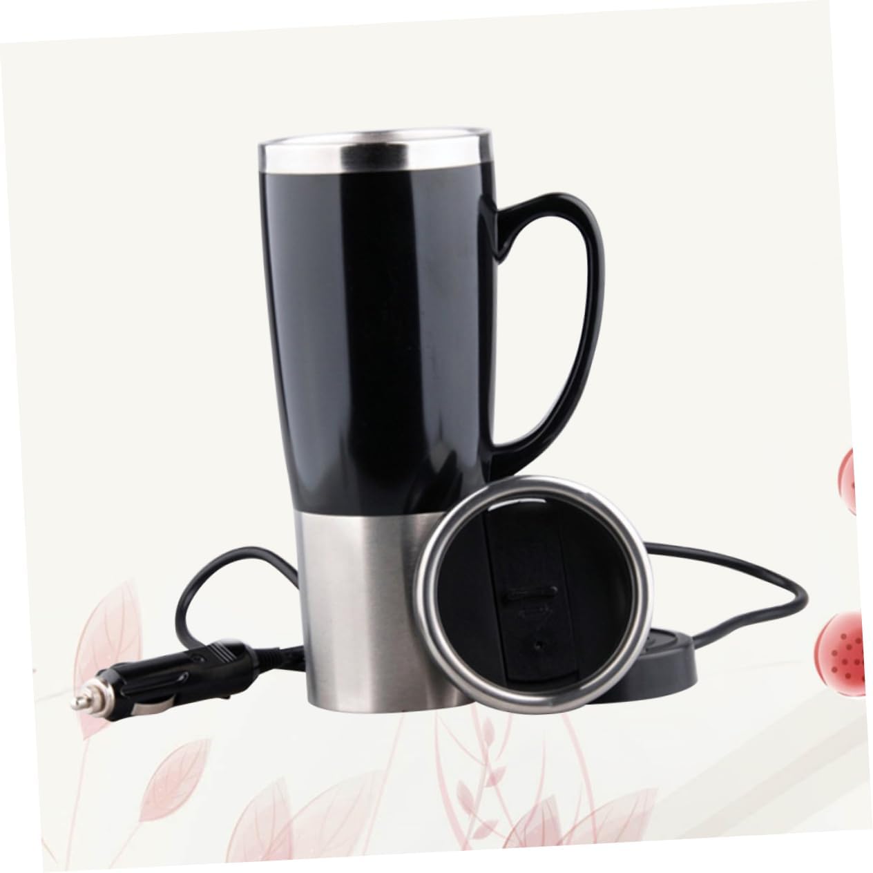 Luxshiny Hot Water Pot Electric Kettle Car Kettle 12v Water Heater Cup for Car Quick Boil