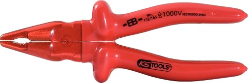 KS Tools 117.1711 - Alicate combinado Classic para 1000 V (tamaño: 185 mm)