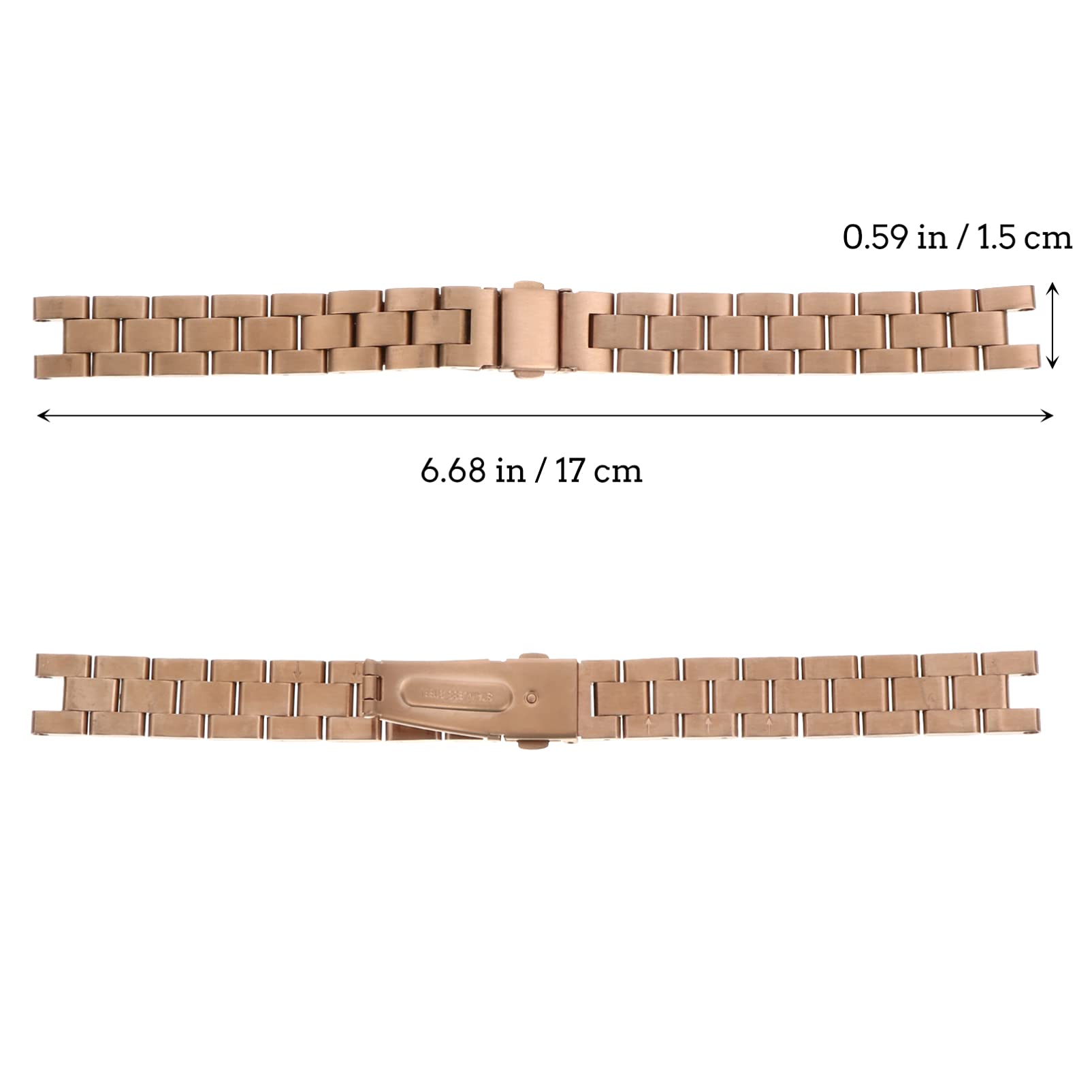 Gatuida 3pièces Bracelet Pour Montre Élégant Et Ajustable Compatible Montres Connectées Doré