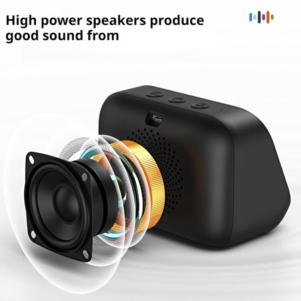 Altoparlante Bluetooth intelligente AI con grande schermo - Display HD, assistente vocale AI, design multifunzionale (bianco)