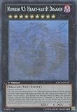 YU-GI-OH! - Number 92: Heart-Earth Dragon (CBLZ-EN045) - Cosmo Blazer - 1st Edition - Ghost Rare