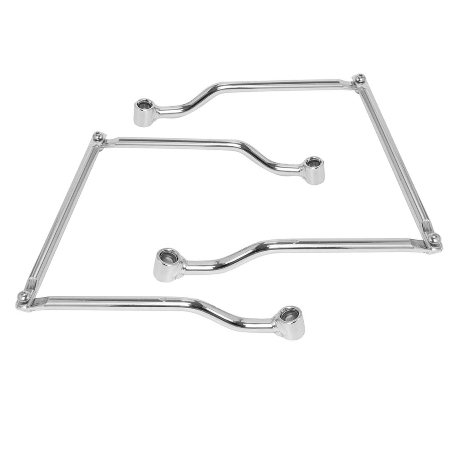 Uchwyt Kufra Bocznego Motocykla Wykonany Ze Stali Nierdzewnej, Szybki Montaż Bez Użycia Narzędzi, Zapobiega Kołysaniu Przy Dużych Prędkościach (silver)