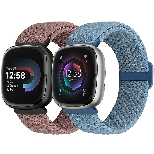[Acortjl] eґg\[voh Fitbit Versa 4/Fitbit Sense 2/Fitbit Versa 3/Fitbit Sense ɑΉALk̂XgbviCX|[cXgohAAjpA 2pbN