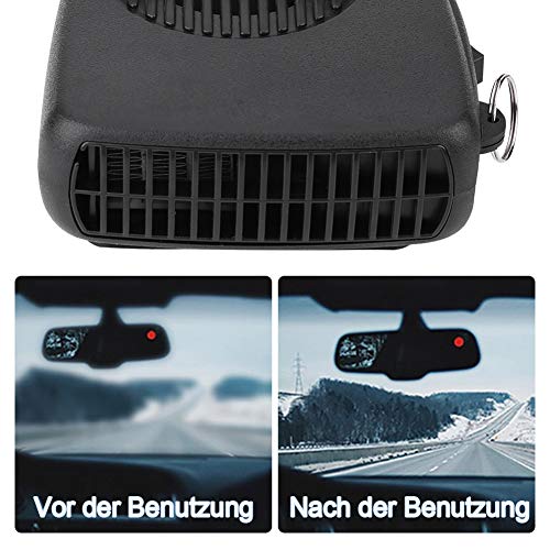 Przenośny wentylator chłodzący do samochodu 12 V, automatyczny wentylator chłodniczy do samochodu samochodu rozmrażacz zimowy 150 W