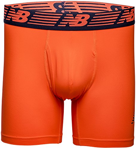 Image of New Balance Men's Performance Boxer Briefs with Fly, Breathable Stretch Underwear, Moisture Wicking, Soft Waistband (3 Pack)