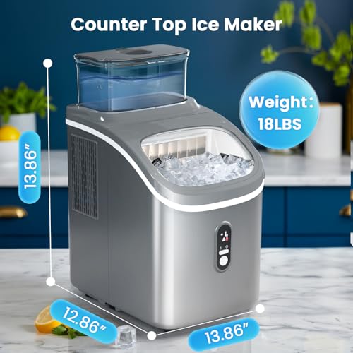 Fabricadora de hielo portátil con autolimpieza WAA miniatura 2