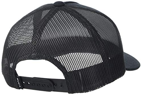 Rvca Boys' Curved Brim Trucker Hat, Black, One Size #TOP1