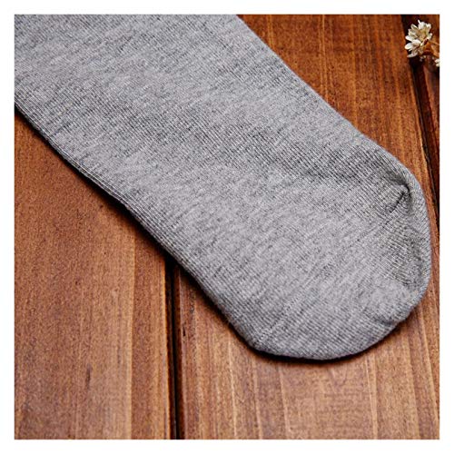 Calcetines de compresión ligeros y largos de algodón con encaje y estampado anime 4